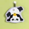 WPCTTW000147 Cute Little Panda Thick Absorbent Coral Fleece Hand Towel