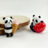 WPDCFM000018-02 Cute Mini Panda and Food Series 3D Fridge Magnet Decoration