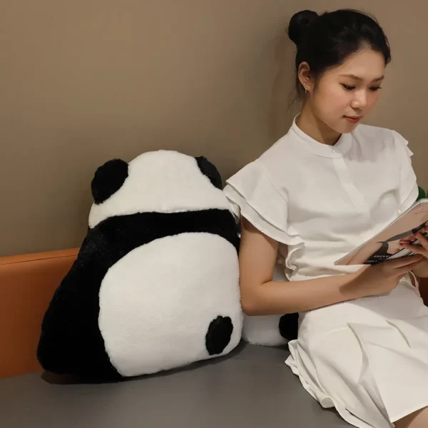 WPHHCS000009-03 Cute Panda Back View Throw Pillow Car Cushion Lumbar Support