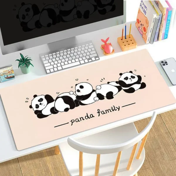 WPASMP000029 Cute Cartoon Panda Extra Large Mouse Pad Desk Mat