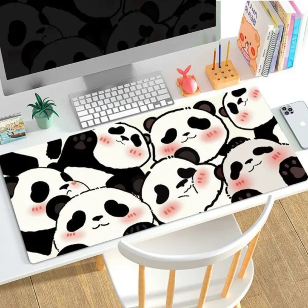 WPASMP000037 Cute Cartoon Panda Extra Large Mouse Pad Desk Mat