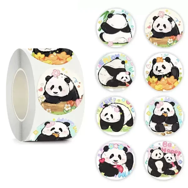WPDCSK000257-01 Panda Hua Hua Stickers Self-Adhesive