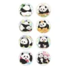WPDCSK000257-03 Cute Panda Hua Hua Cartoon Stickers Self-Adhesive Decals