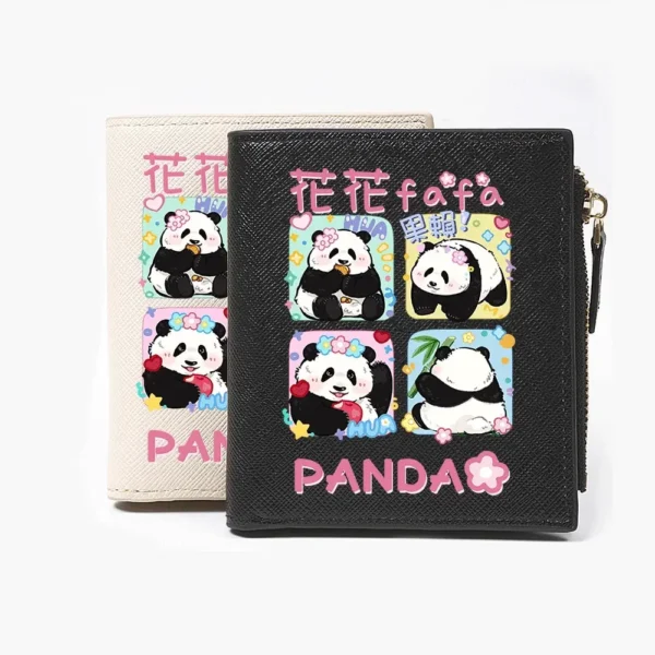 WPBGWC000161-0163-01 Cute Panda Hua Hua Pattern Cartoon Wallet with Multiple Storage