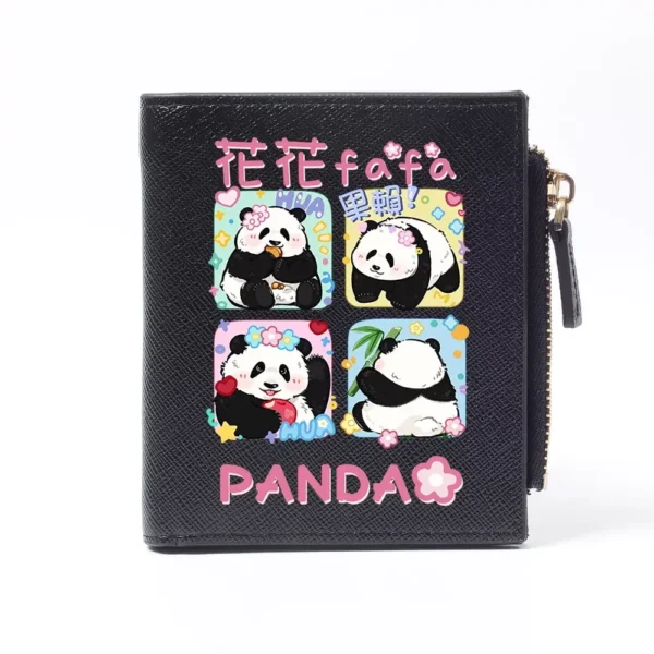 WPBGWC000162 Cute Panda Hua Hua Pattern Cartoon Wallet with Multiple Storage