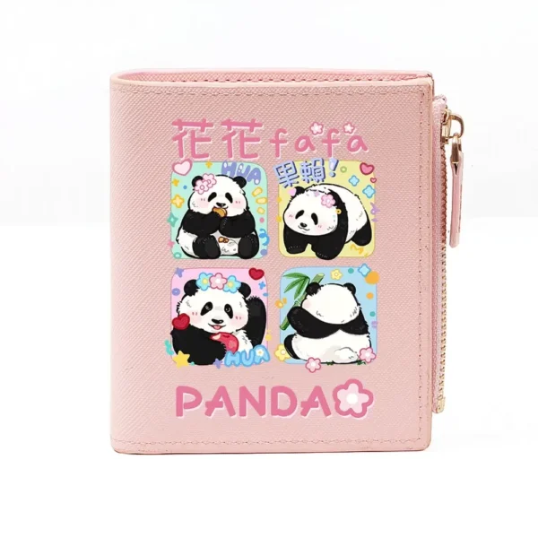 WPBGWC000163 Cute Panda Hua Hua Pattern Cartoon Wallet with Multiple Storage