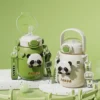 WPLSCPTM0121-0123-01 Cute Panda Straw Thermos for Kids