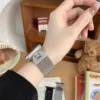 WPASWB001137-1151-02 Cute Panda Metal Strap Apple Watch Band Accessories