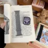 WPASPC001142 Cute Panda Metal Strap Apple Watch Band Silver