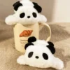 WPDCHA000200-02 Plush Panda Hair Clip Accessory