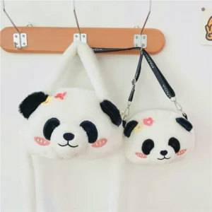 Plush Panda Shoulder Bag