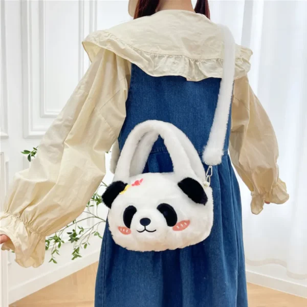 WPBGST000001-0002-4 Plush Panda Shoulder Bag