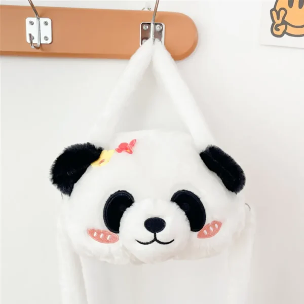WPBGST000001 Cute Plush Panda Shoulder Bag Crossbody Bag
