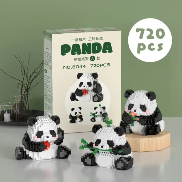WPDTBB000138 Panda Multi-Shape Micro Building Blocks