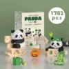 WPDTBB000141 Cute Star Panda Multi-Shape Micro Building Blocks Bricks