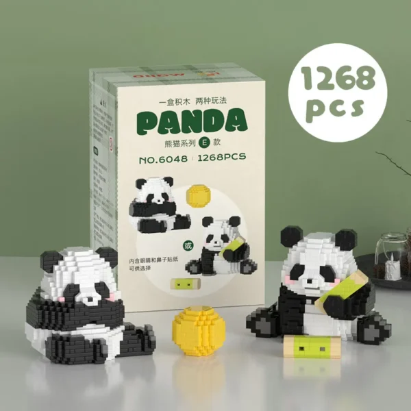 WPDTBB000142 Panda Multi-Shape Micro Building Blocks