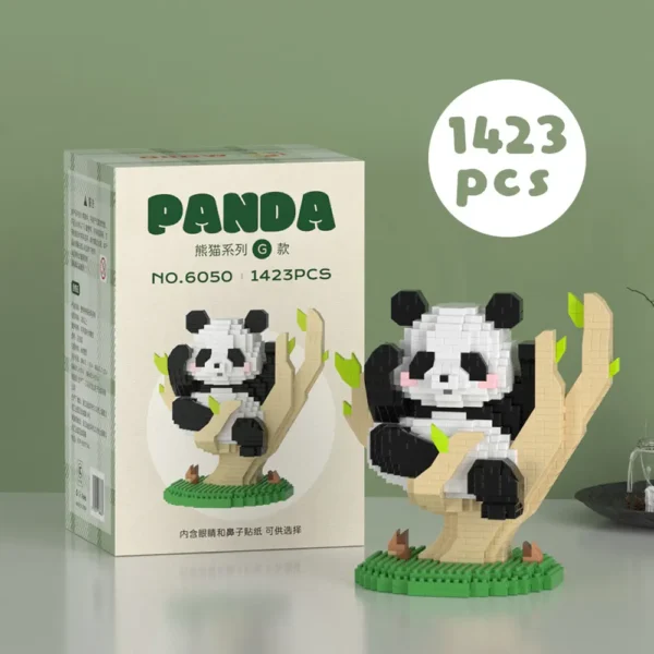 WPDTBB000144 Cute Star Panda Multi-Shape Micro Building Blocks Bricks
