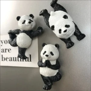 Cute Yoga Panda Fridge Magnet Decorations
