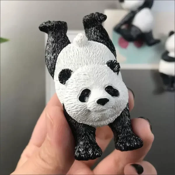 WPDCFM000013 Cute Handstand Panda Fridge Magnet Decorations