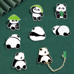 WPDCBR000118-0125-01 Panda Brooch Pin Accessory