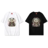WPCTTS000486-0495-01 Ethnic Embroidered Panda Vintage T-shirt