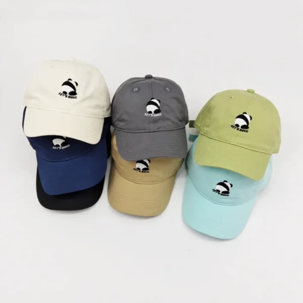 WPCTHASC0001-0010-01 Cartoon Panda Kids' Snapback Cap