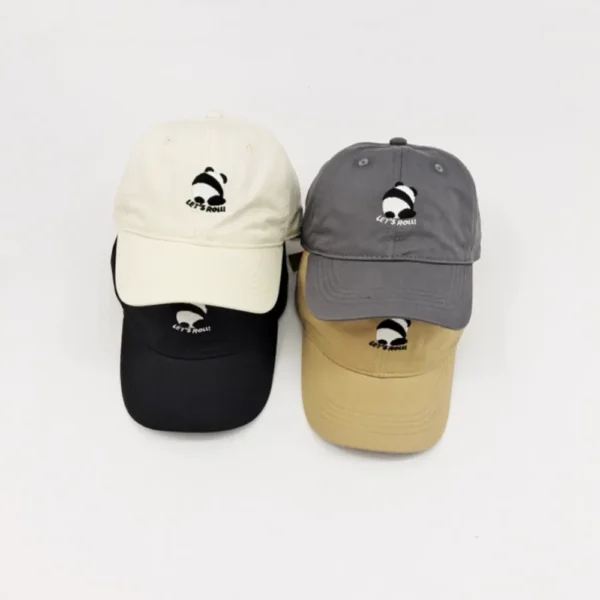 WPCTHASC0001-0010-03 Cartoon Panda Kids' Snapback Cap