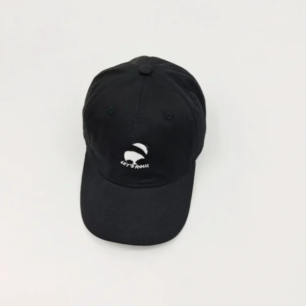 WPCTHASC0003 Cartoon Panda Kids' Snapback Cap Black