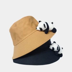 Cute Panda Doll Sun Protection Bucket Hat