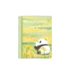 WPBGWC000160-03 Oil Painting Panda Style Tri-Fold Short Wallet