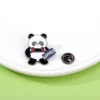 WPDCBR000127 Olympics sport Panda Badge Lapel Pin