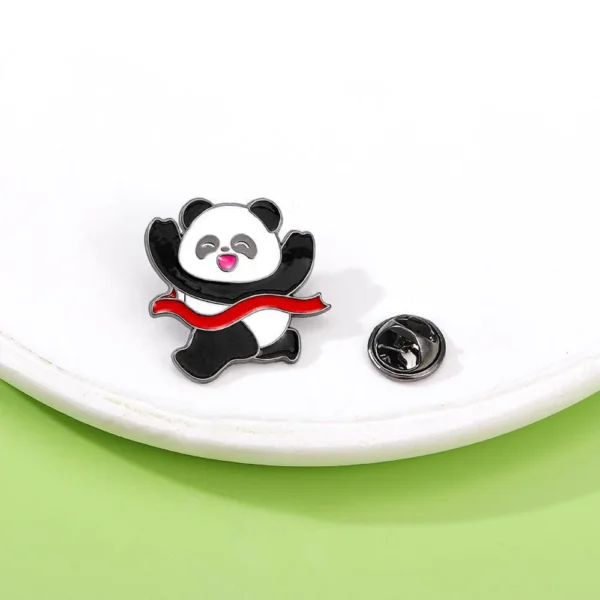 WPDCBR000130 Olympics sport Panda Badge Lapel Pin