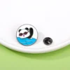 WPDCBR000135 Olympics sport Panda Badge Lapel Pin