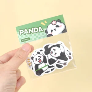 Cute Panda Sticker Set