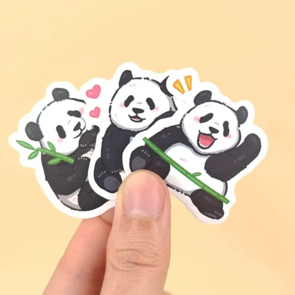 WPDCSK000256-03 Cute Panda Sticker Set