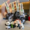 WPDCCM000063-0066 Wooden Panda Keychain