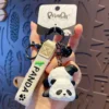 WPDCCM000066 Wooden Panda Keychain