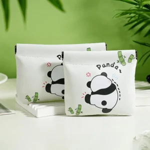 WPBGHB000205-0206-01 Panda Climbing Pattern Small Handbag