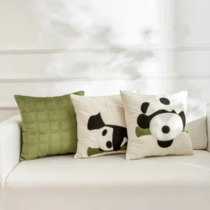 WPHHCS000002-0007-01 Panda Embroidery Cushion