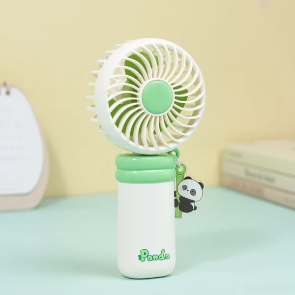 WPLSFN000229-04 Panda Pendant Mini Handheld Portable Fan with USB Charging