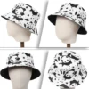 WPCTHABH0077-06 Panda Print Reversible Sun Protection Bucket Hat