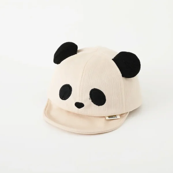 WPCTHASC0013 Panda Shaped Stylish Baby Kids Snapback Cap