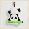 WPCTTW000142 Panda Shaped Coral Fleece Hand Towel