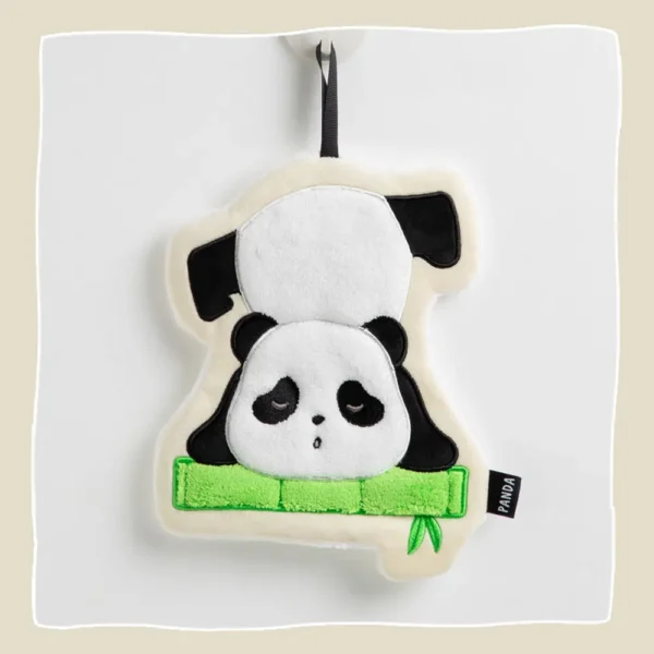 WPCTTW000142 Panda Shaped Coral Fleece Hand Towel