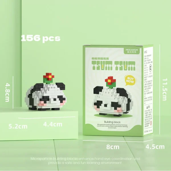 WPDTBB000148 Panda Stars Building Blocks