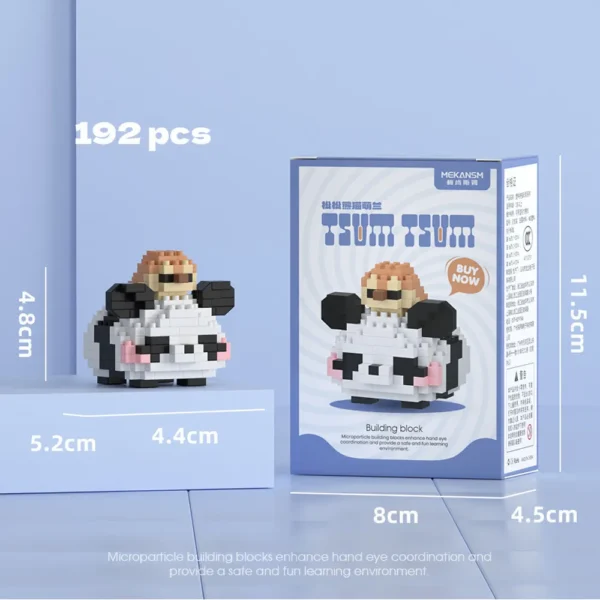 WPDTBB000149 Panda Stars Building Blocks