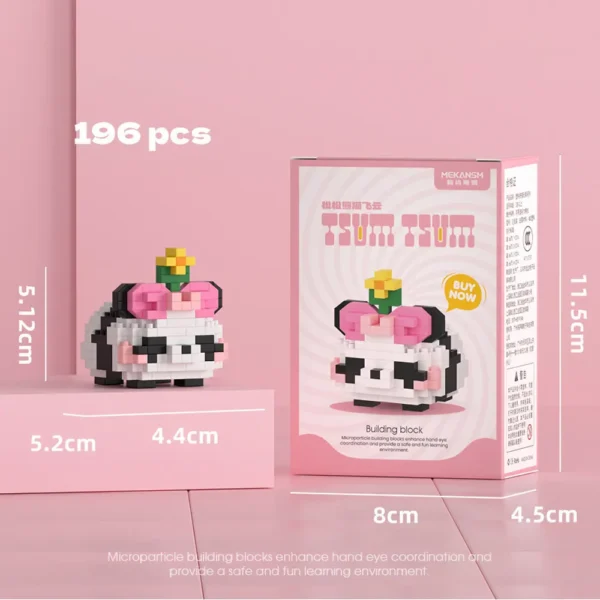 WPDTBB000151 Panda Stars Building Blocks