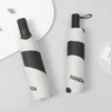 Panda-Themed Automatic Three-Fold Umbrella for Sun and Rain