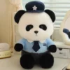 WPDTPT000077 Police Panda Plush Toy Doll