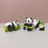Realistic Panda and Bamboo Series Mini Desk Decor Figurines